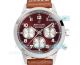 BLS Swiss Breitling Navitimer7750 Chronograph Brown Dial Replica Watch 41mm (2)_th.jpg